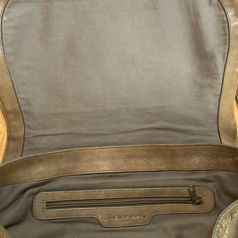 Halogen leather bag